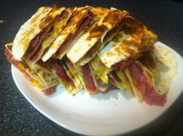 Corned Beef Quesadilla