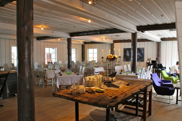 The main dining room 