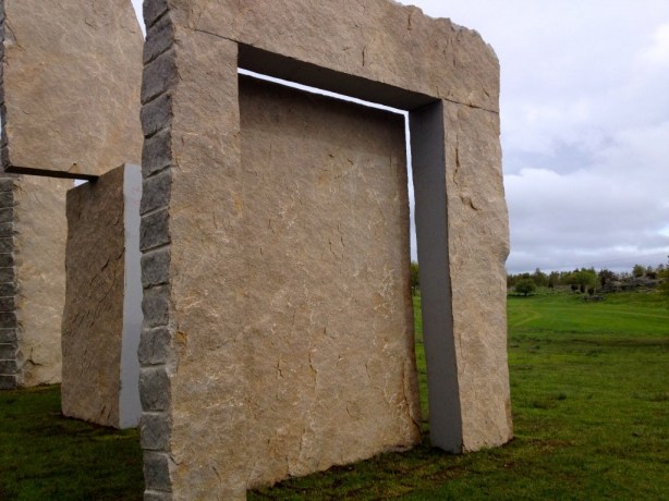 Sculptures at Pilane