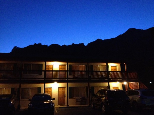 Nighttime at Terrace Brooke Lodge