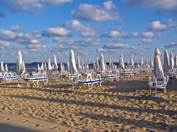 Sunny Beach Bulgaria Sunset over Sunny Beach in Bulgaria