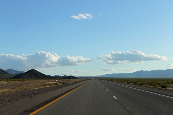 En route to Nelson, Nevada
