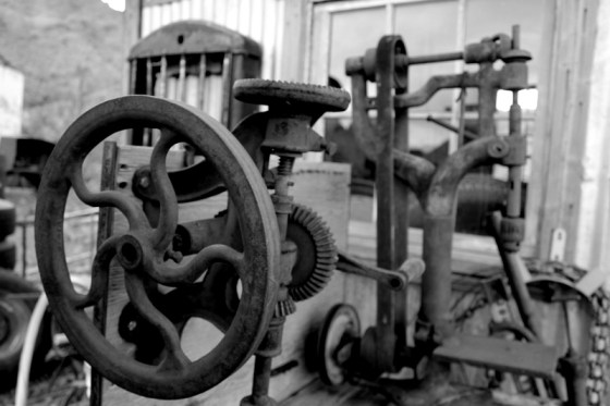 Old machine from Nelson, Nevada