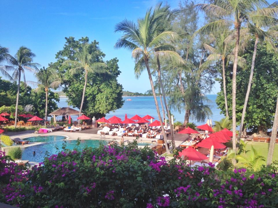 The view from my junior suite at Amari