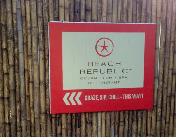 Signs at Beach Republic