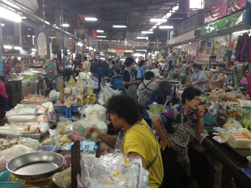 Vegetarian options abound at the markets in Chiang Mai
