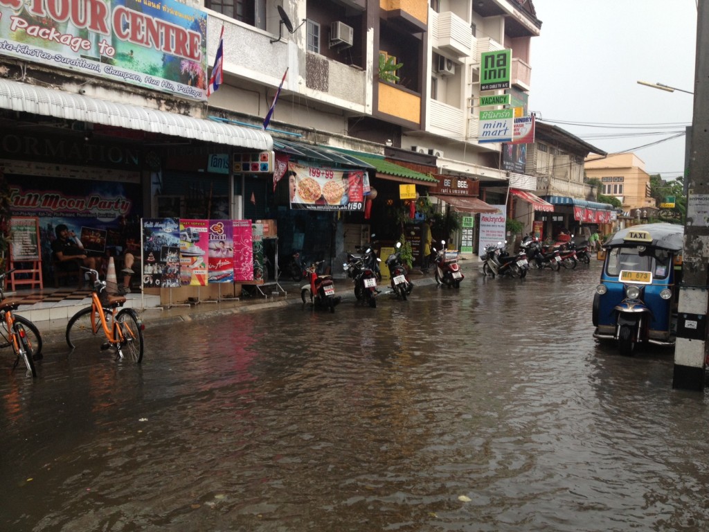 Floods during Chiang Mai rainy season
