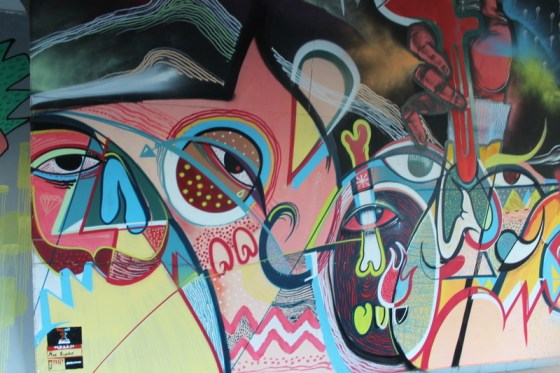 Street art at the Tel Aviv bus station