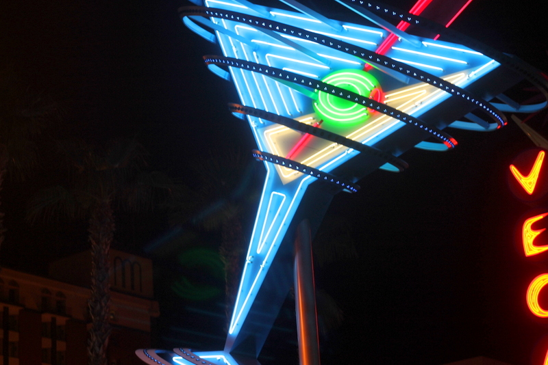 The neon of Vegas
