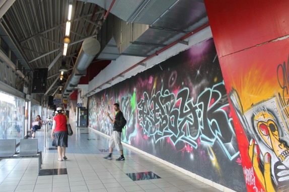 Street art takes over the Tel Aviv bus station