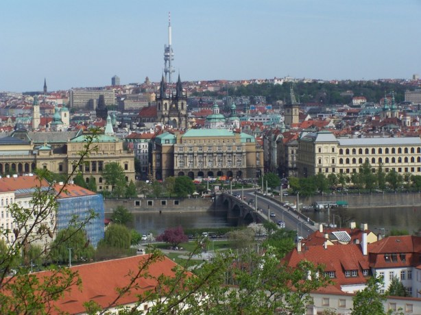 The Prague skyline