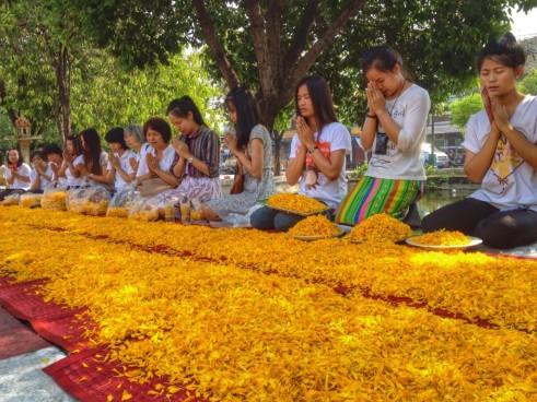 The Chiang Mai pilgrimage in April