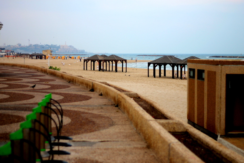 A beach in Tel Aviv