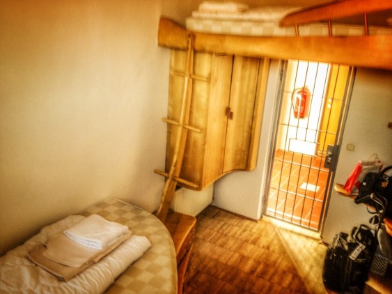 A private cell at Hostel Celica