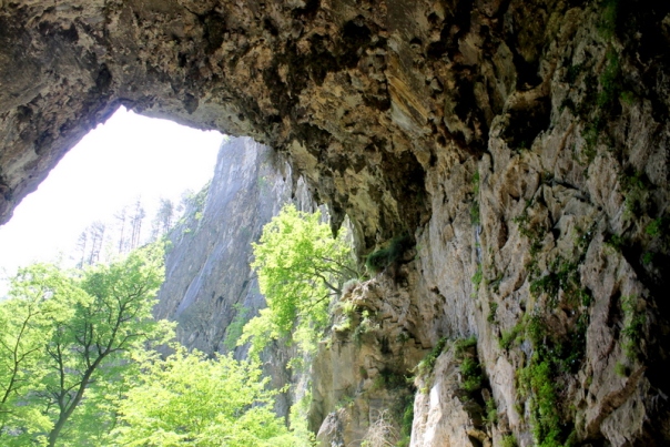 The exit of Skojance cave