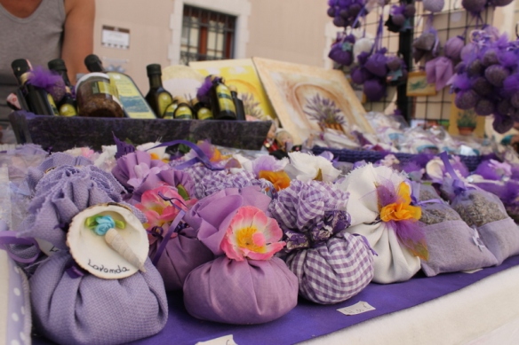 Lavender products for sale in Piran