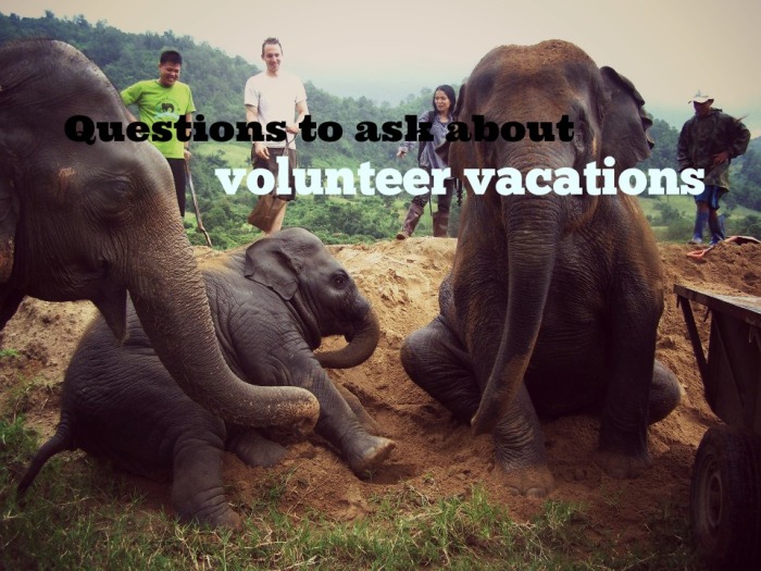 Questions to ask about volunteer vacations