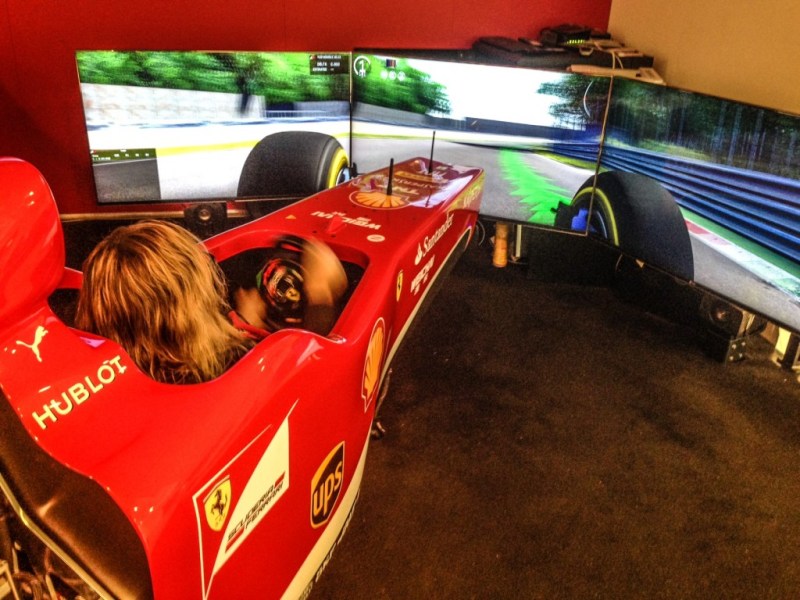 Driving a Ferrari ... simulator