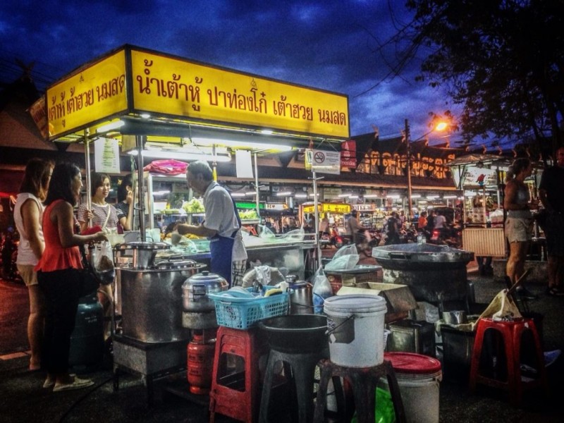 Things to do in Chiang Mai: eat street food at the South Gate of the city
