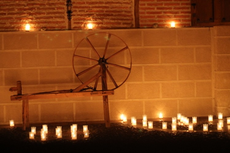 Experiencing La Noche de las Velas (Night of Candles) in Pedraza, Spain. Only the first two Julys of every year, this medieval city turns off its lights and is illuminated by 10,000 candles. 