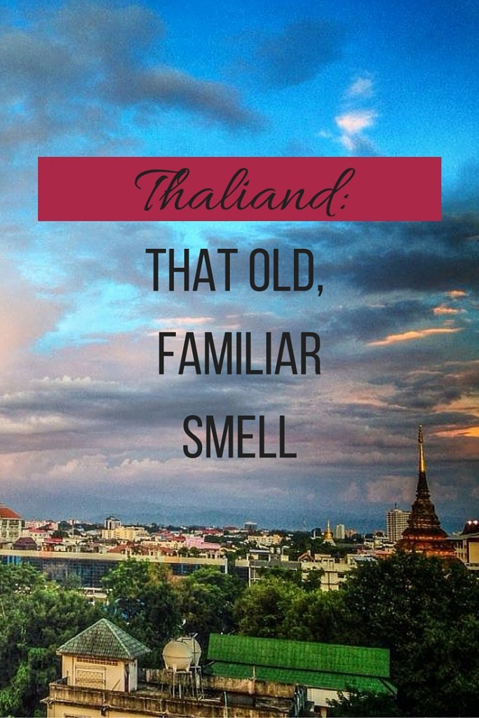 Have you noticed that Thailand has a distinct smell? Thoughts on the scent and returning to what was once home.
