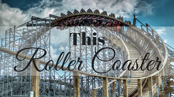 This roller coaster: comparing life to the popular amusement park ride.