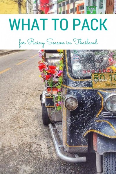 Everything you need to pack to survive rainy season in Thailand and SE Asia from www.dtravelsround.com