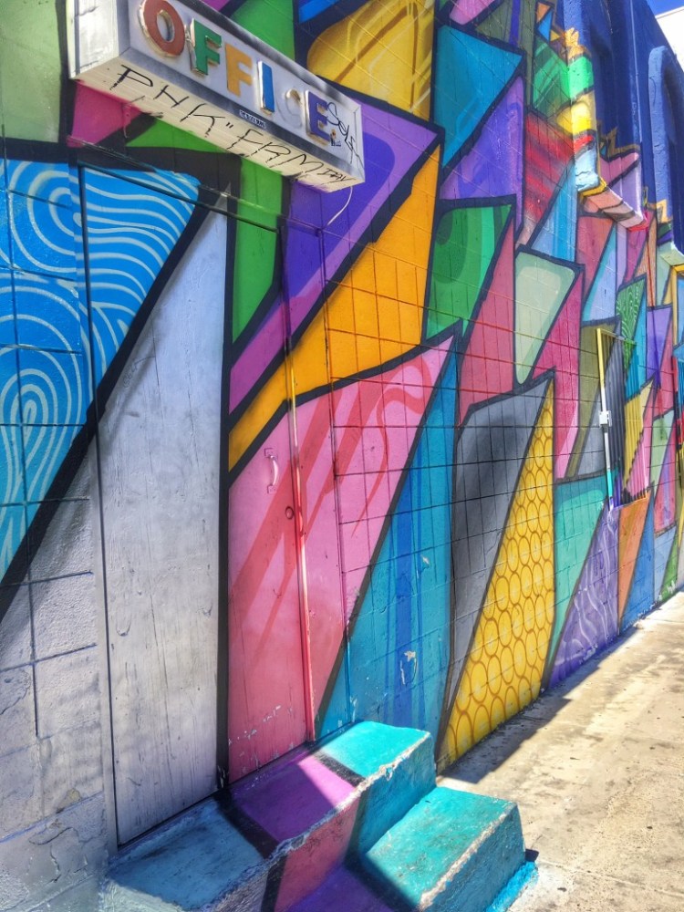 Street art in Downtown Las Vegas, a part of Life is Beautiful, but can be viewed year-round.