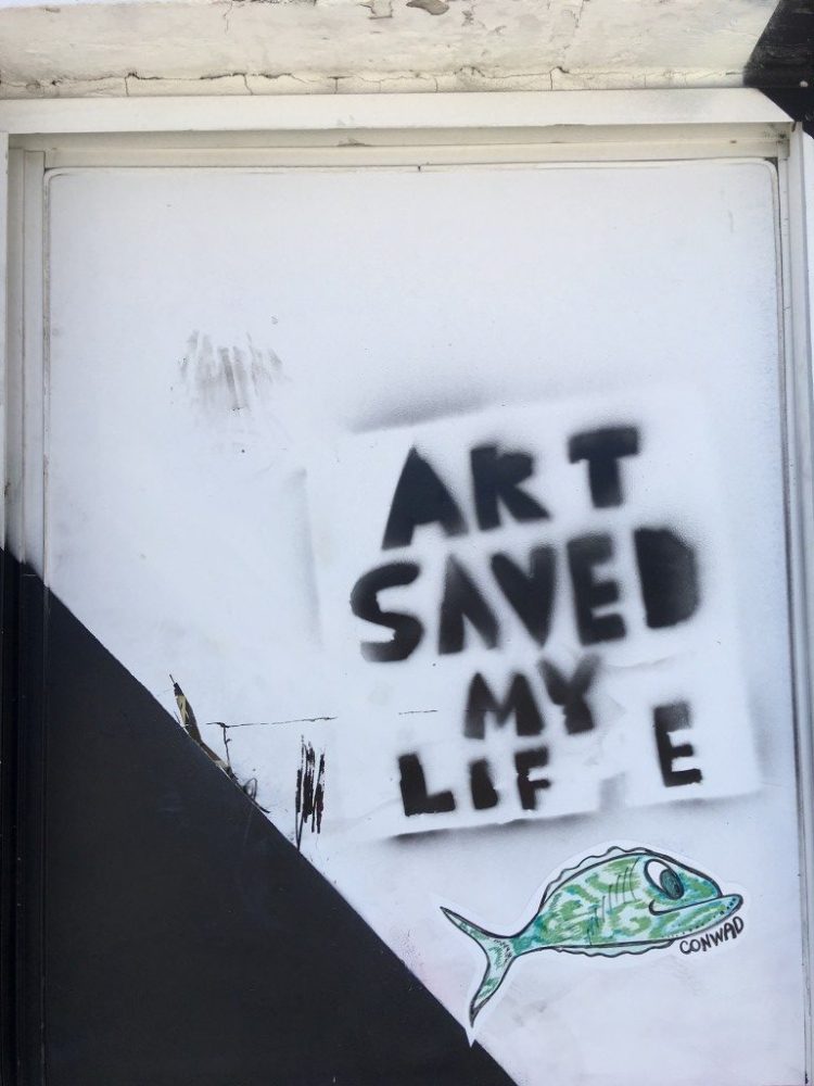 Street art in Downtown Las Vegas, a part of Life is Beautiful, but can be viewed year-round.