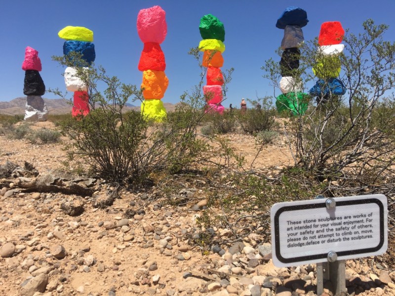 On gratitude. Seven Mountains in Las Vegas.