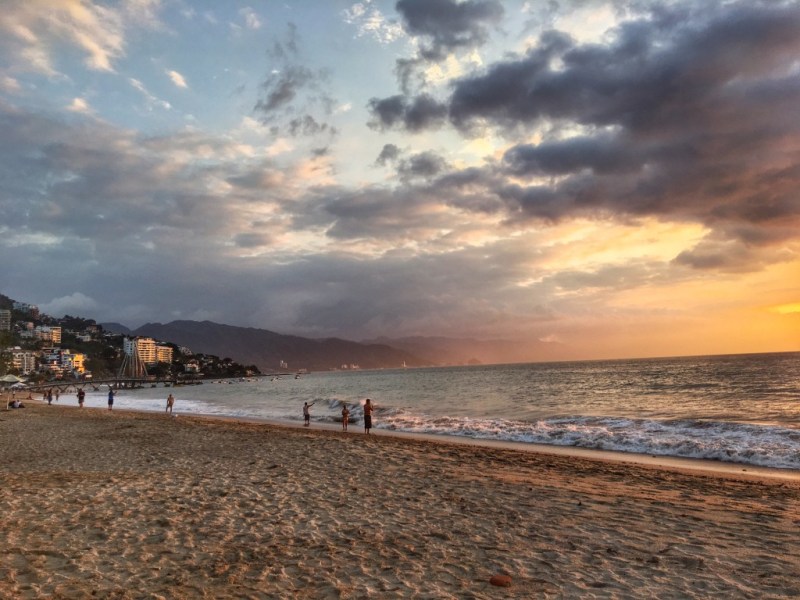 Sunset from Zona Romantica in Puerto Vallarta